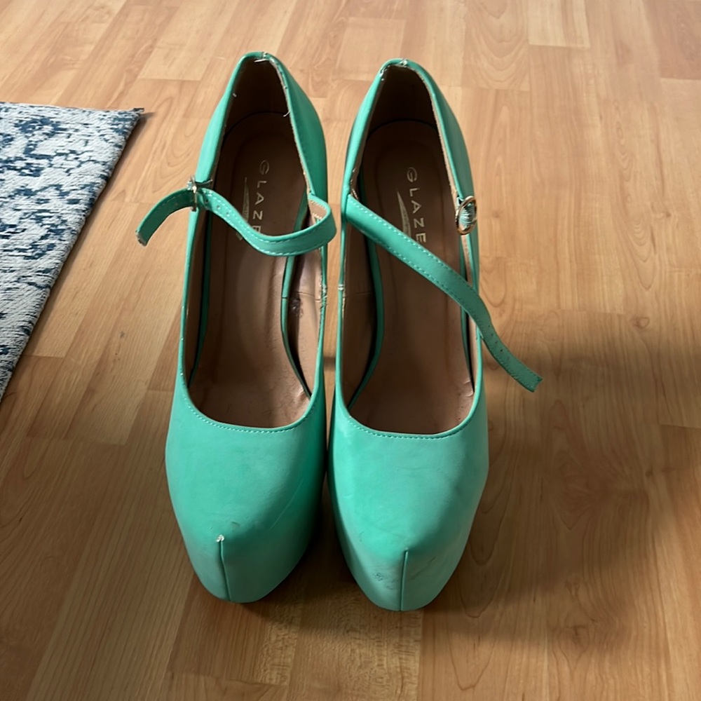Aqua heels